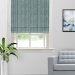 Textured Ambro - Deep Sea Roman Shades