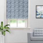 The Shining Wave - Mineral Roman Shades