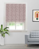 The Shining Wave - Rosewine Roman Shades - Image 3