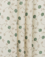 Embroidered  Pecan - Grass Roman Shades - Image 2