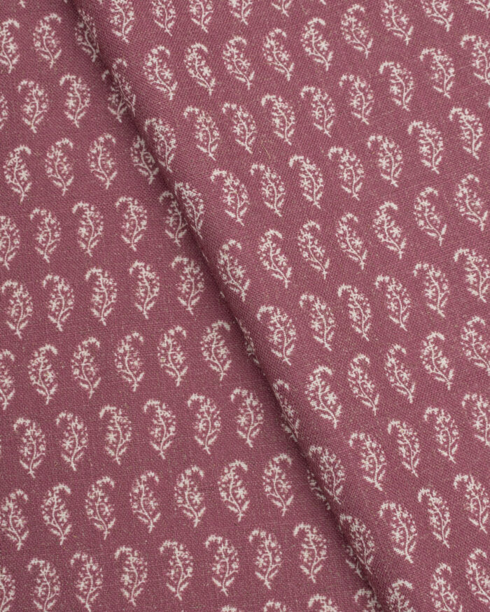 Vintage Paisley - Burgundy Roman Shades - Image 4