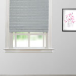 Vintage Paisley - Pool Blue Roman Shades