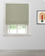 Vintage Paisley - Soft Green Roman Shades