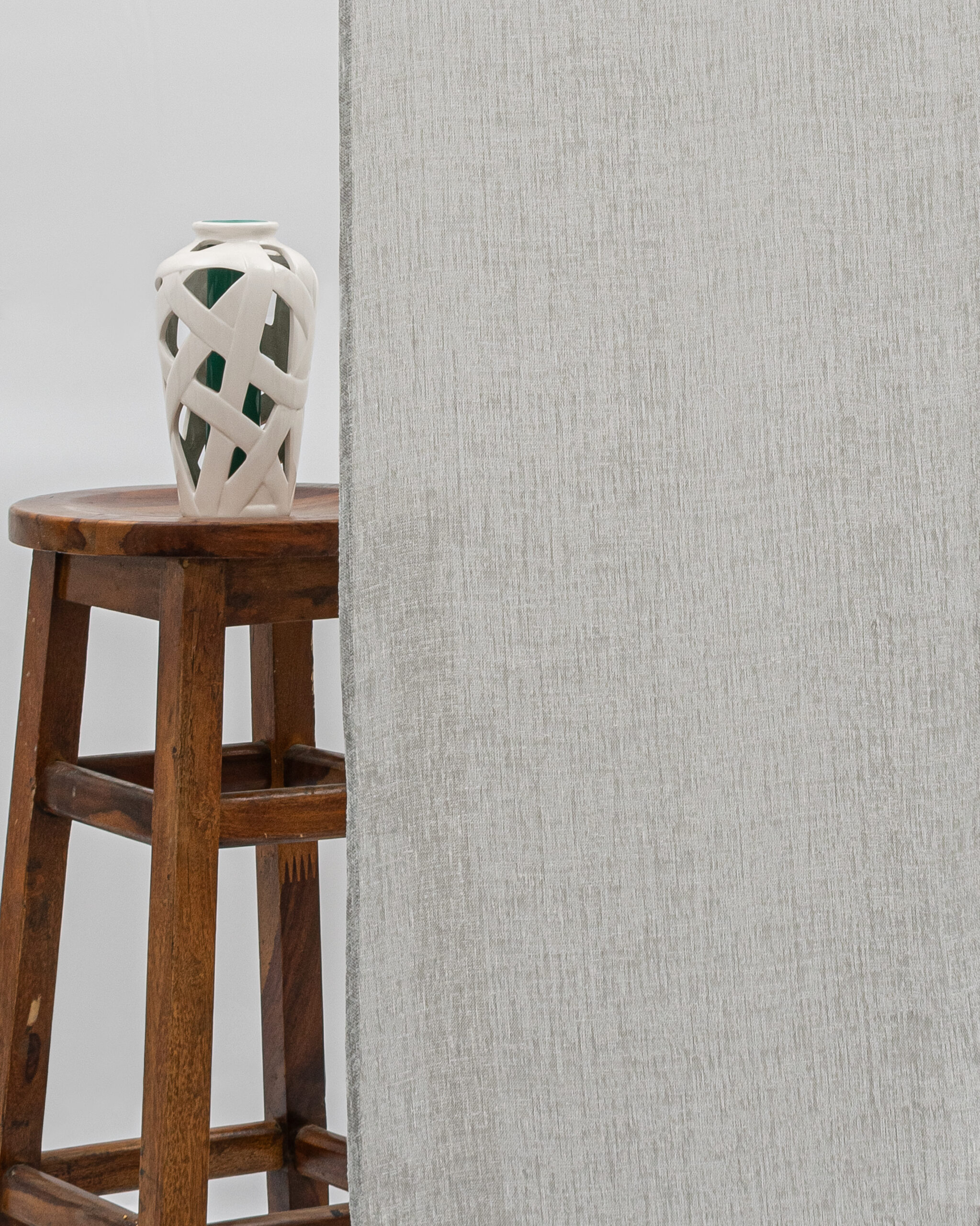 Zara Textured Sheer - Silver Gray - Curtain Zara Textured Sheer Curtains - Silver Gray - Image 1