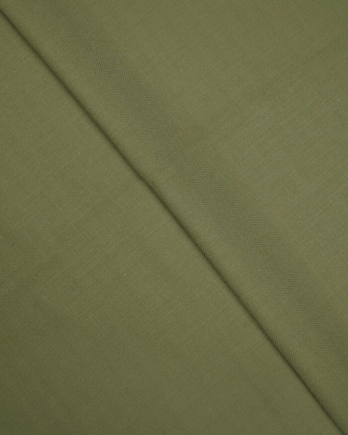 Herringbone Plains - Kiwi Green Roman Shades - Image 2
