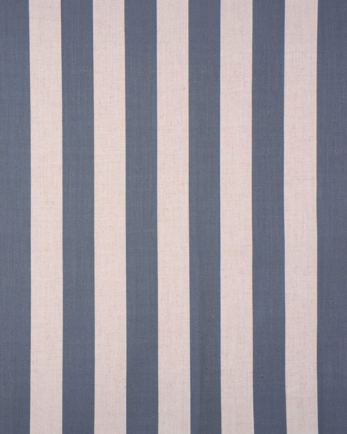 Vintage Linen Stripes - Storm Roman Shades - Image 3