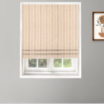 Coastal Stripes - Sky Roman Shades