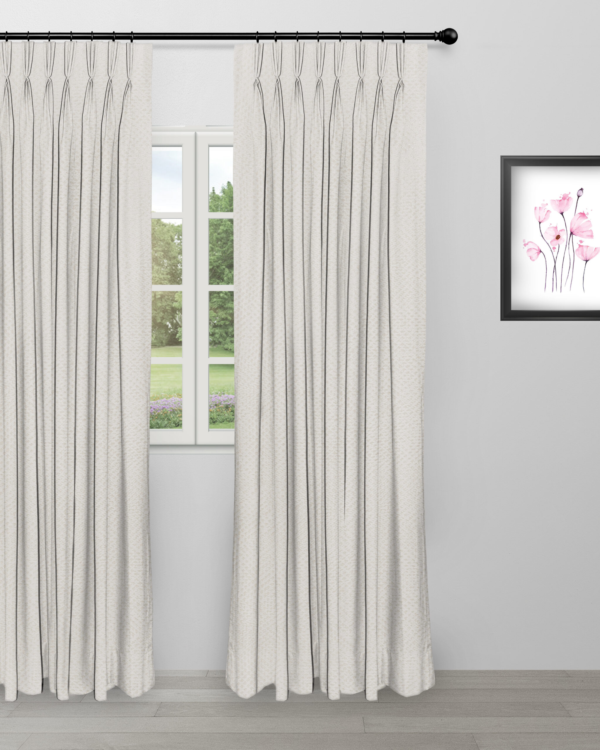 Cypress - Cream Curtain Cypress - Cream Custom Curtains - Image 1
