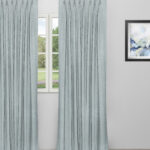 Cypress - Dusty Blue Custom Curtains