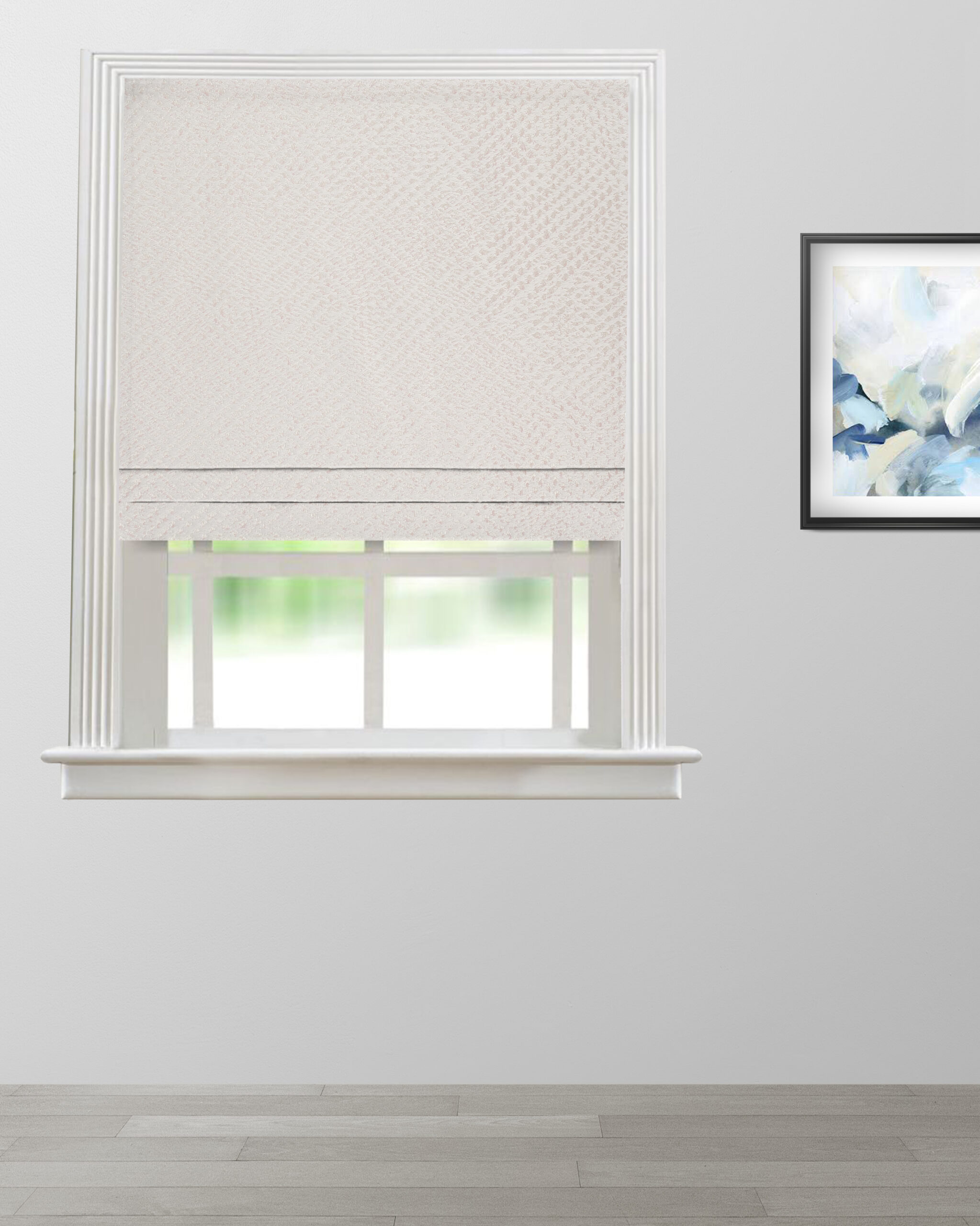 Cypress - Powder Pink Roman Shade Cypress Roman Shades - Powder Pink - Image 1