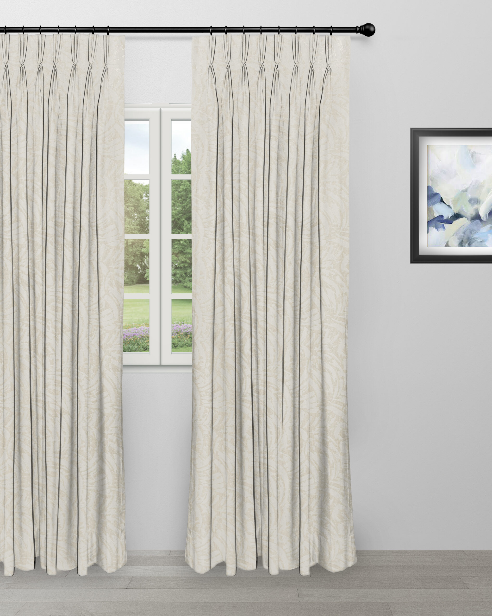 Siesta - Cream Curtain Siesta - Cream Custom Curtains - Image 1