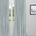 Siesta - Dusty Blue Custom Curtains