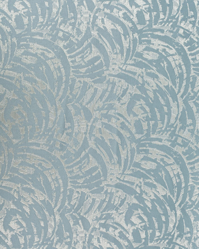 Siesta - Dusty Blue Ripple Fold Curtains - Image 3