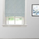 Siesta - Dusty Blue Roman Shades