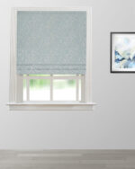 Siesta - Dusty Blue Roman Shades