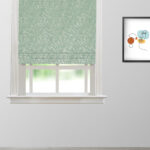 Siesta - Seafoam Roman Shades