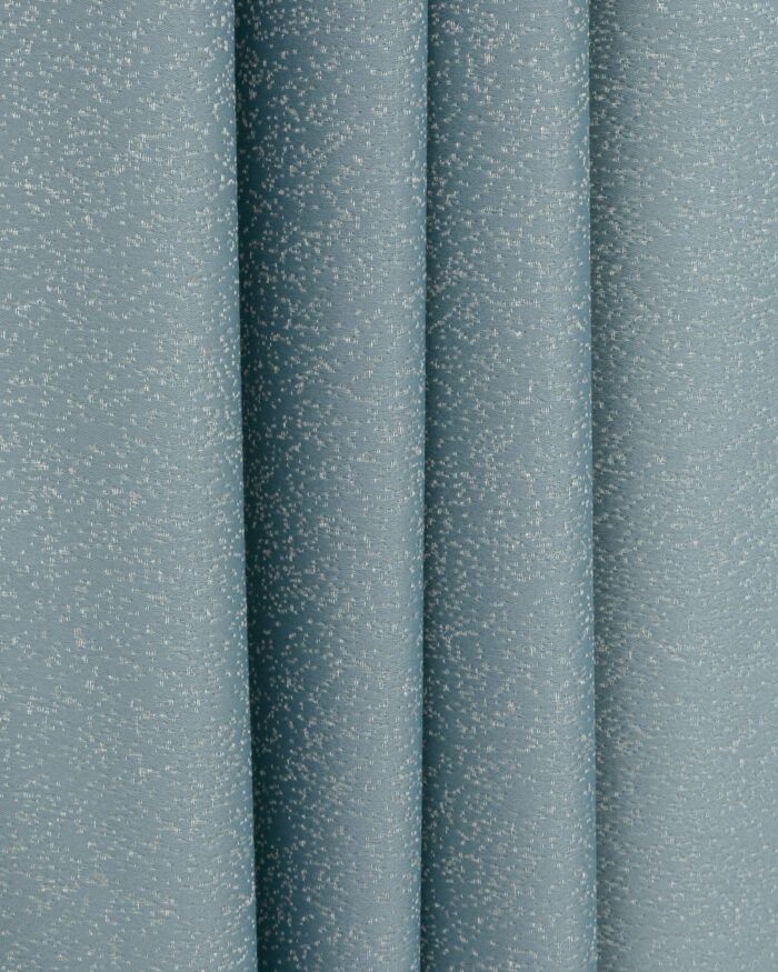 Swiss Dotted - Dusty Blue Custom Curtains - Image 2