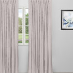 Swiss Dotted - Lilac Custom Curtains