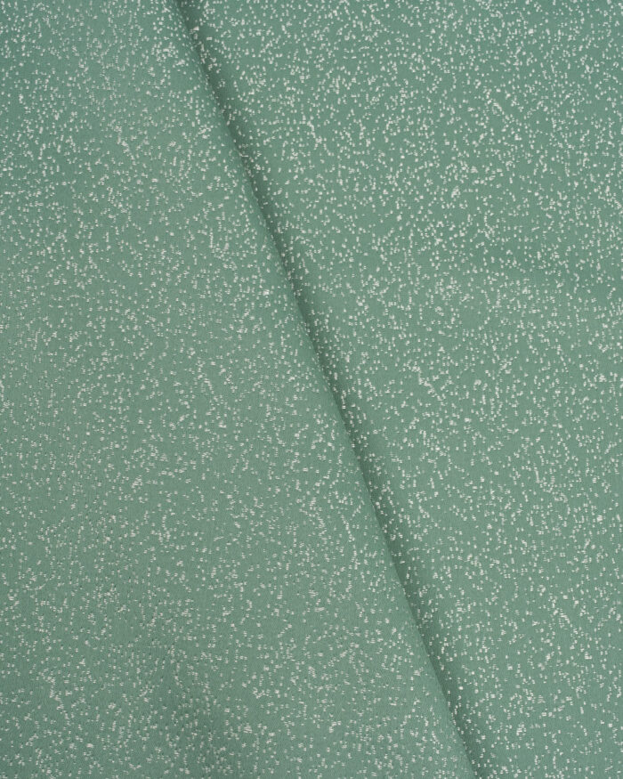 Swiss Dotted - Sea Foam Ripple Fold Curtains - Image 2